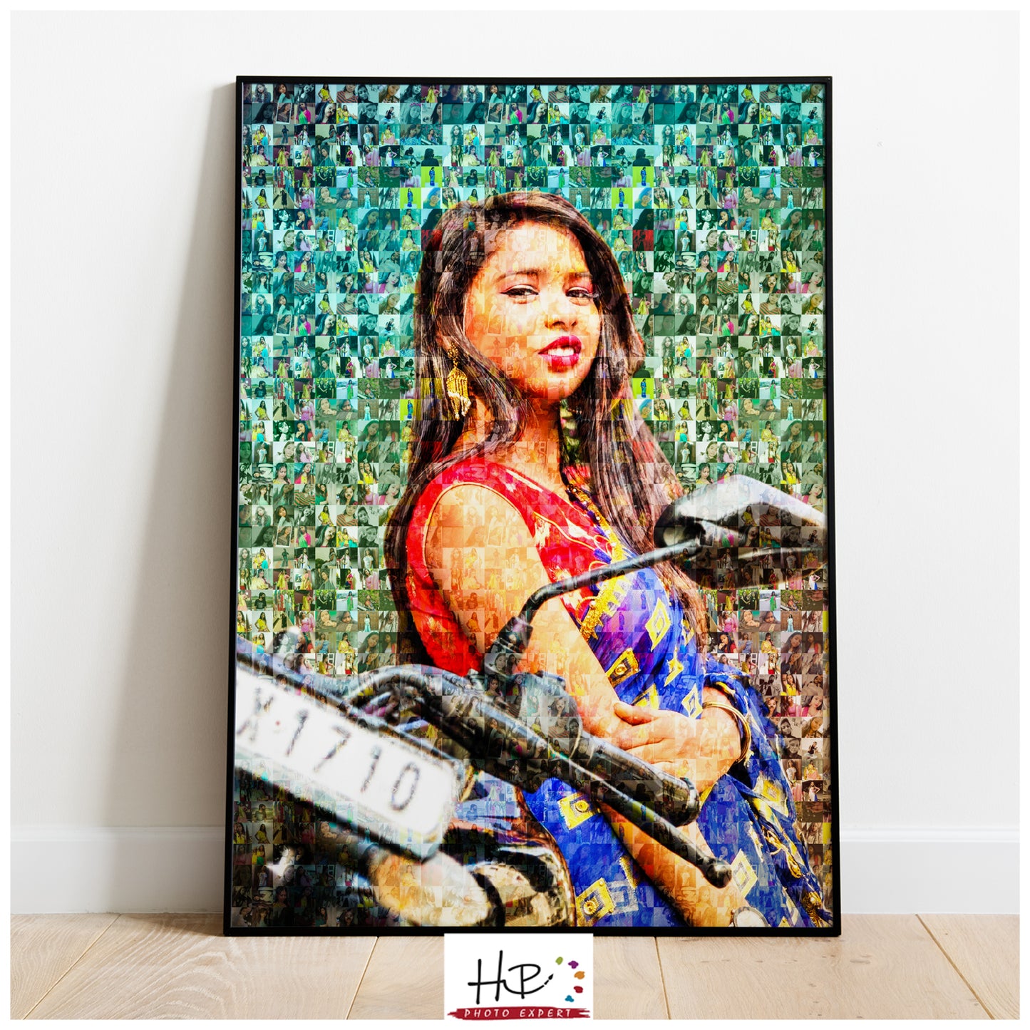 Personalized Photo Mosaic Frame - A Unique Gift for Cherished Memories