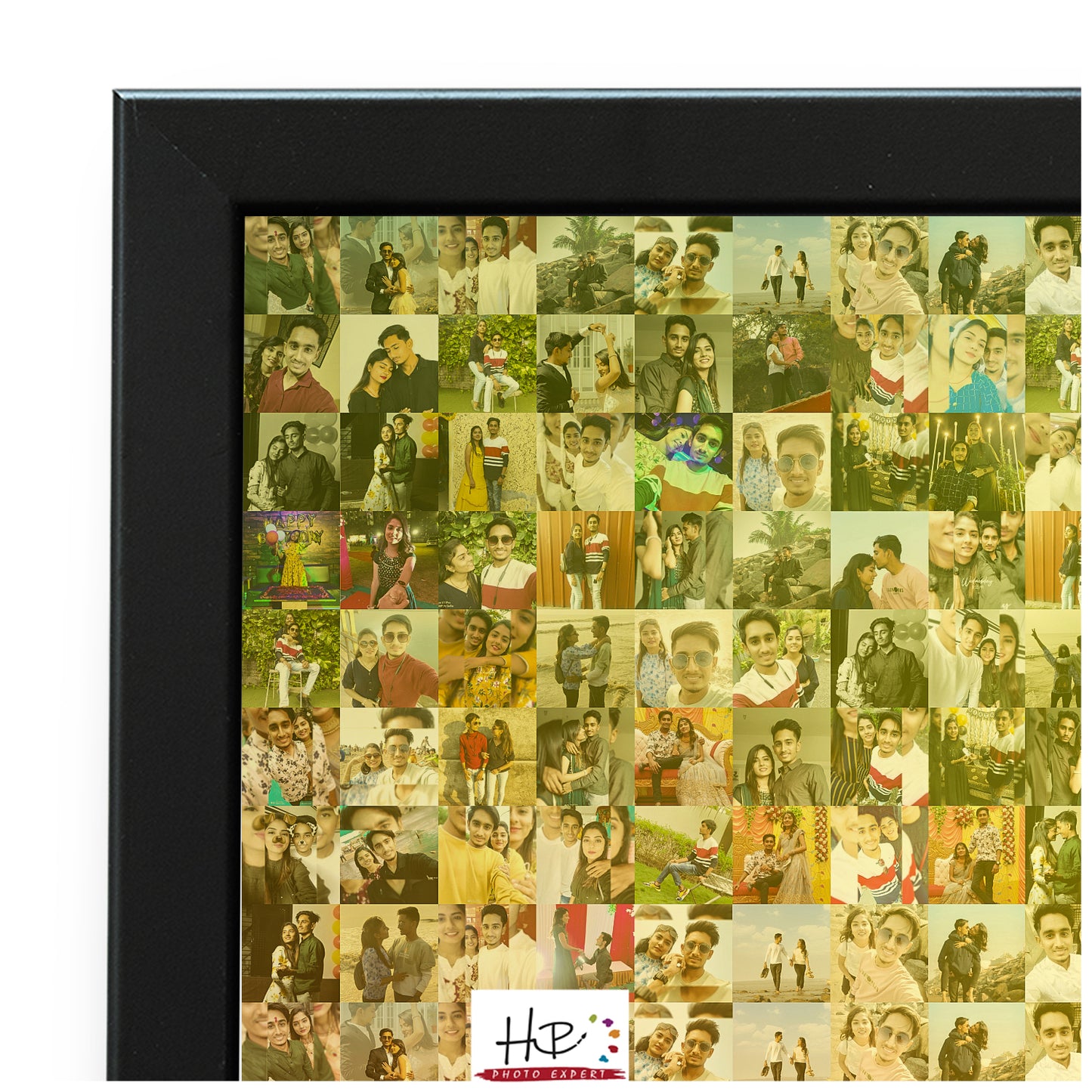 Personalized Photo Mosaic Frame - A Unique Gift for Cherished Memories