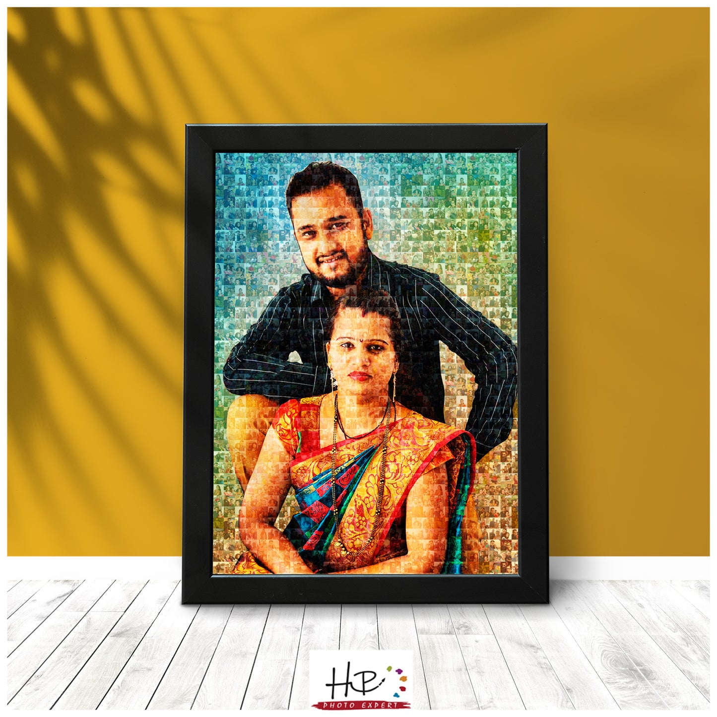 Personalized Photo Mosaic Frame - A Unique Gift for Cherished Memories