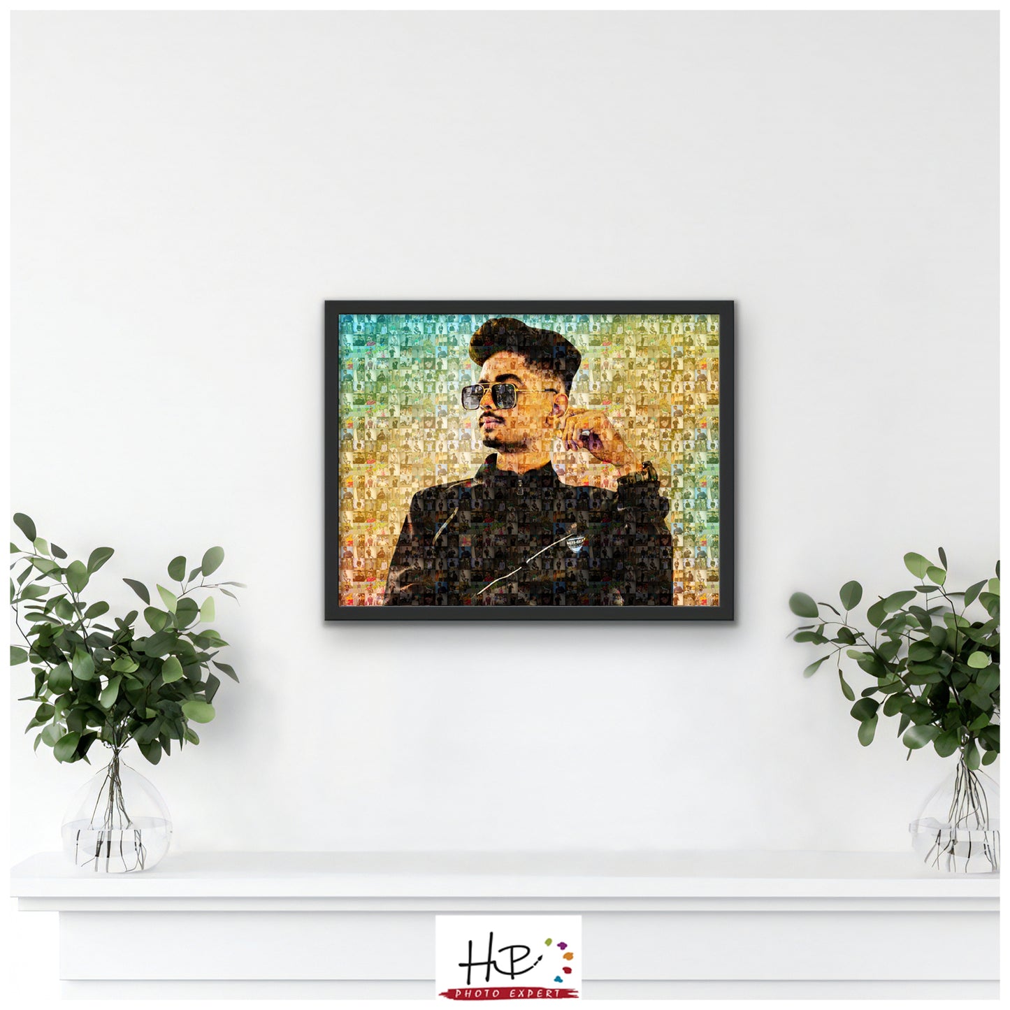 Personalized Photo Mosaic Frame - A Unique Gift for Cherished Memories